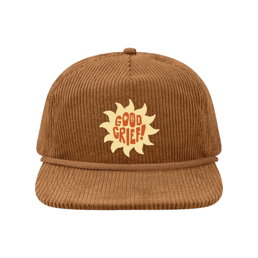 Good Grief Brown Corduroy Hat (Pre-Order)