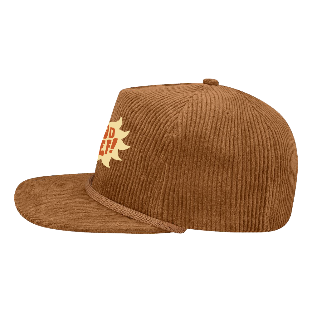 Good Grief Brown Corduroy Hat